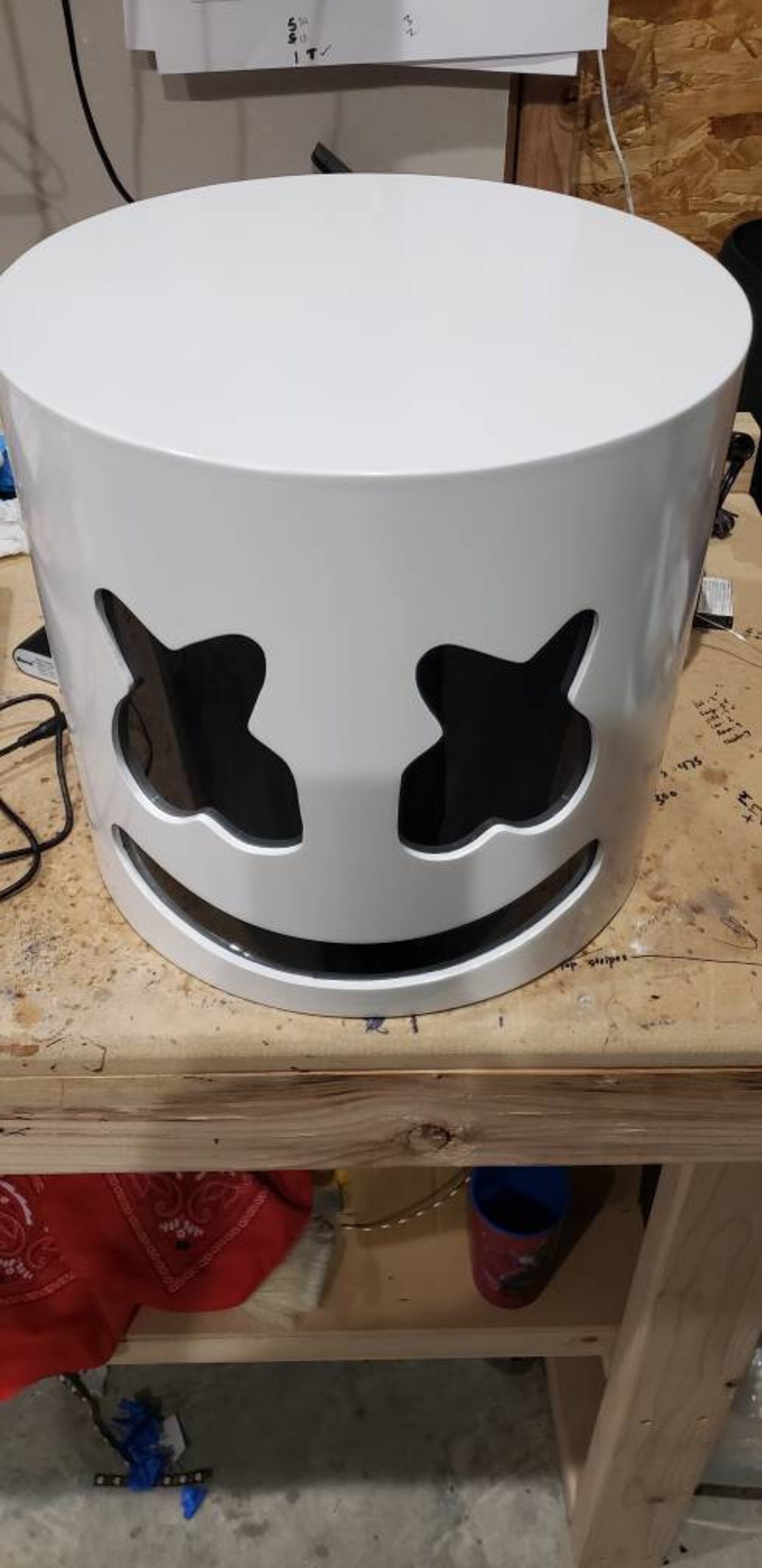 Marshmello helmet led Heavy Duty Etsy