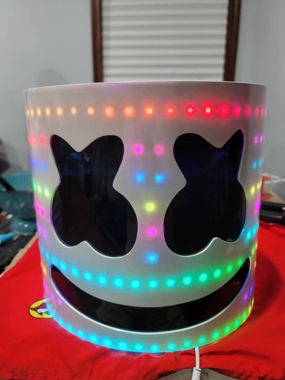 Marshmello LED Maske 10 reihig Etsy