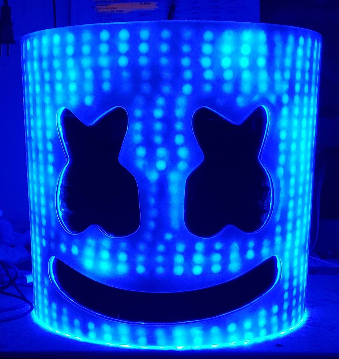 Marshmello helmet led Heavy Duty Etsy