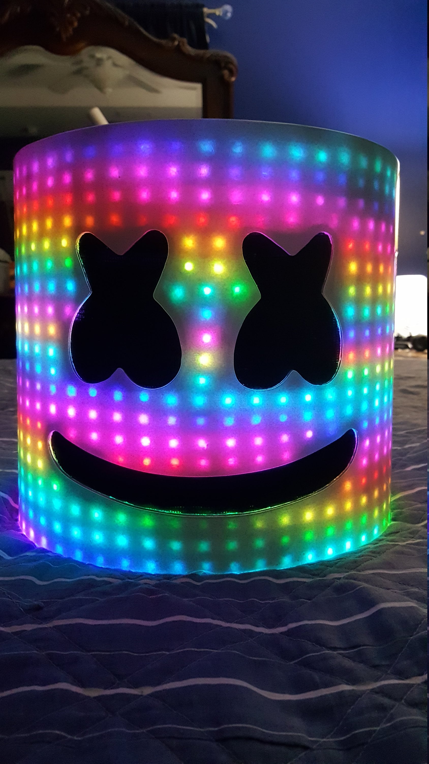 Marshmello Dj Helmet OVER 1100 leds Etsy