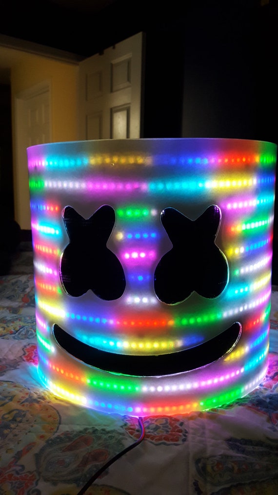 Marshmello Led Dj Head OVER 2000 LEDS
