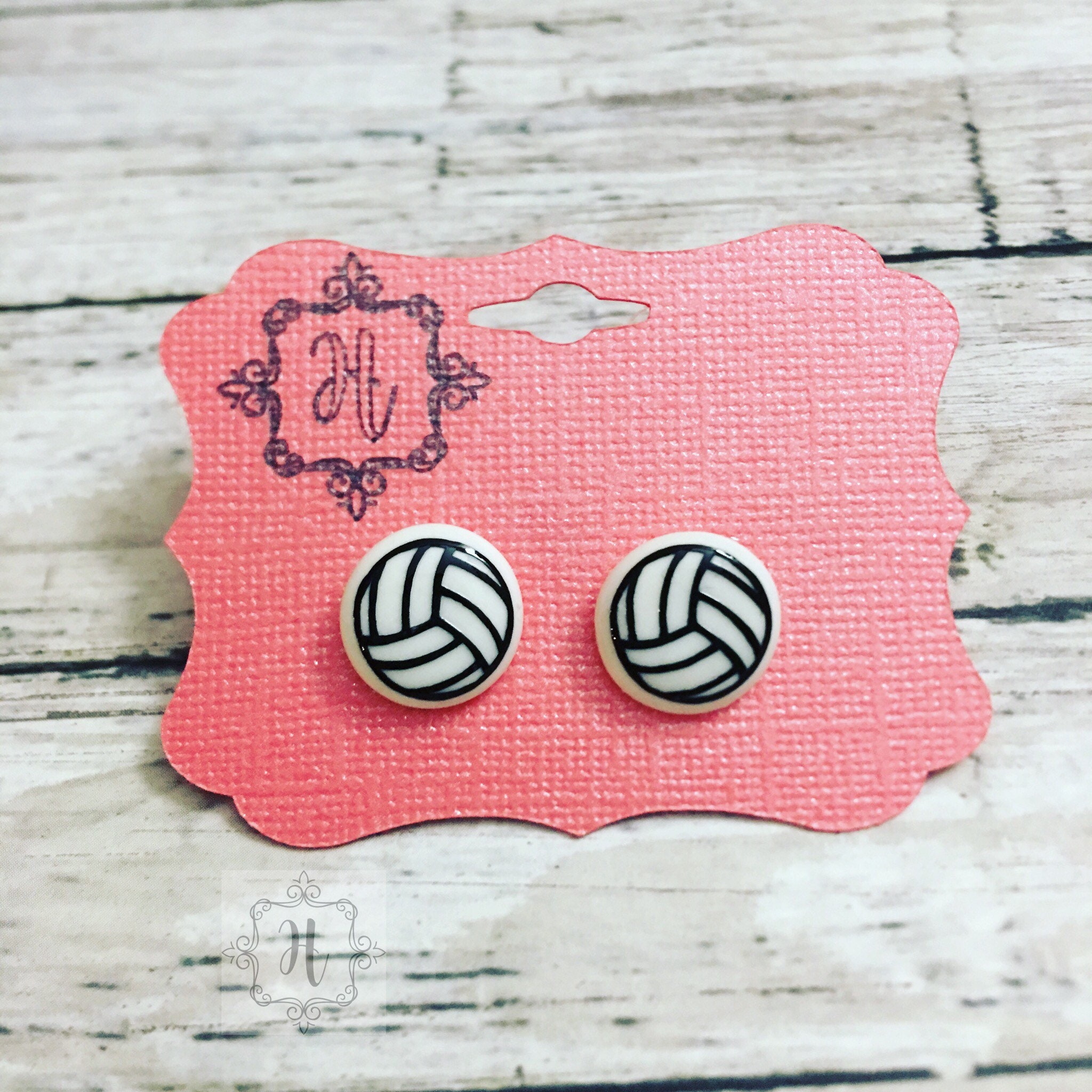 Volleyball Earrings Volleyball Jewelry Volleyball Accessories Etsy