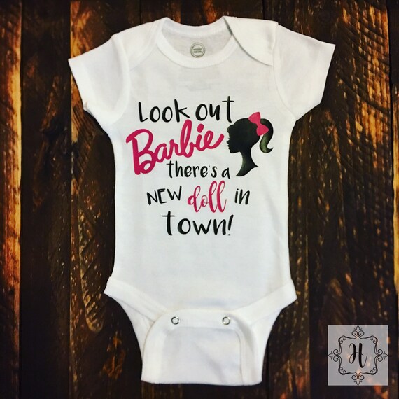 barbie baby onesie