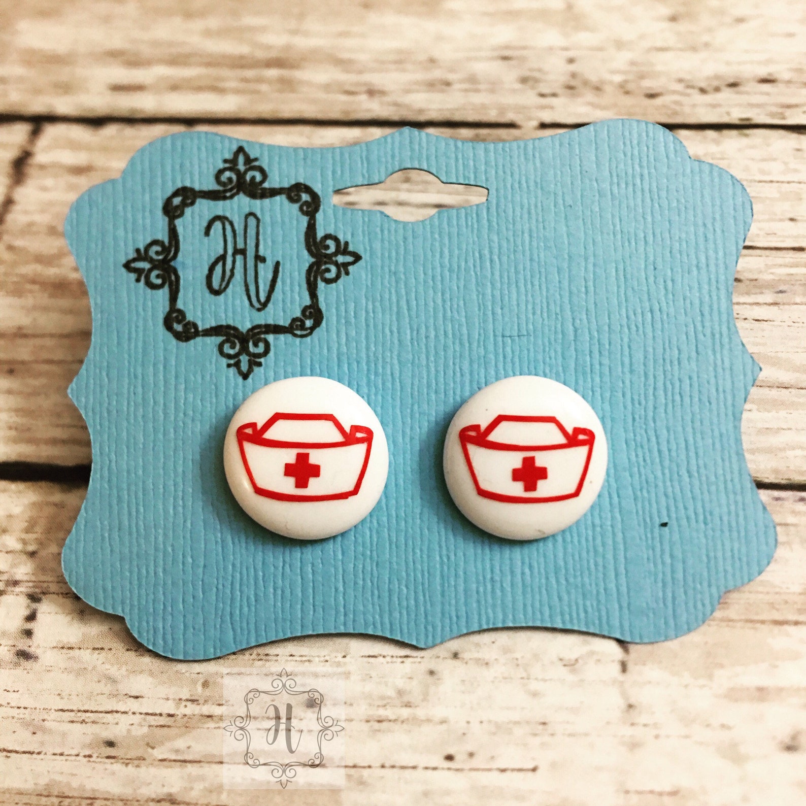 Nurse Hat Earrings Nurse Earrings Nurse Student Earrings Etsy
