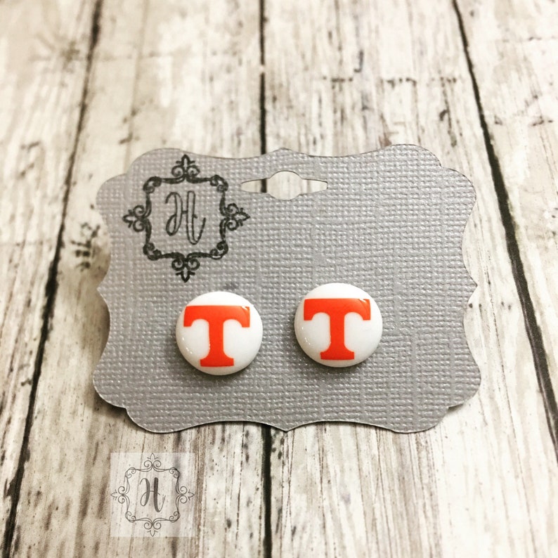 Tennessee Earrings Tennessee Vols Earrings Tennessee Jewelry Etsy