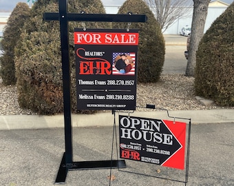 Custom DESIGNED Sign Package For Realtors and Real Estate Agents Open House, Listing Sign, one of a kind design, NO templates!