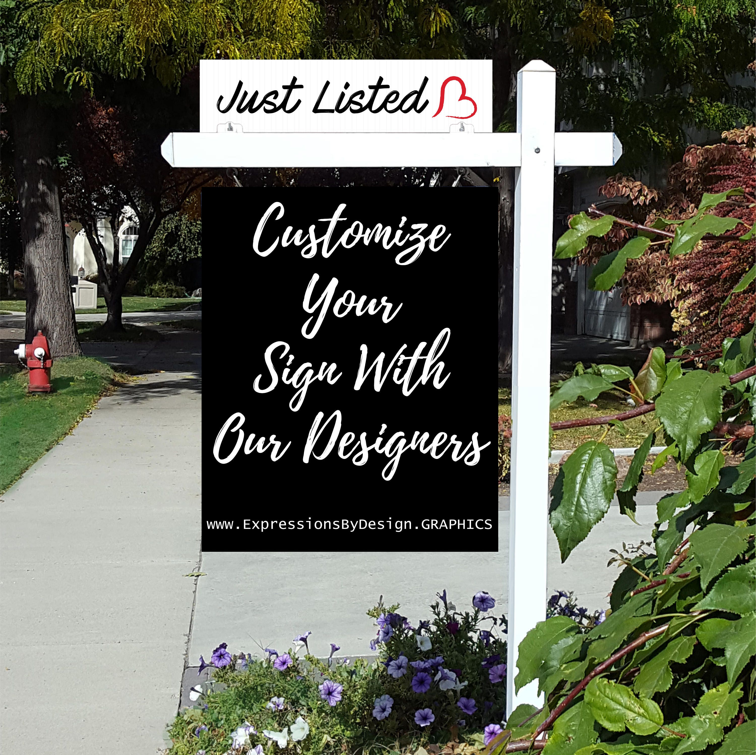 Real Estate Sign Just Listed Coming Soon Home for Sale Etsy