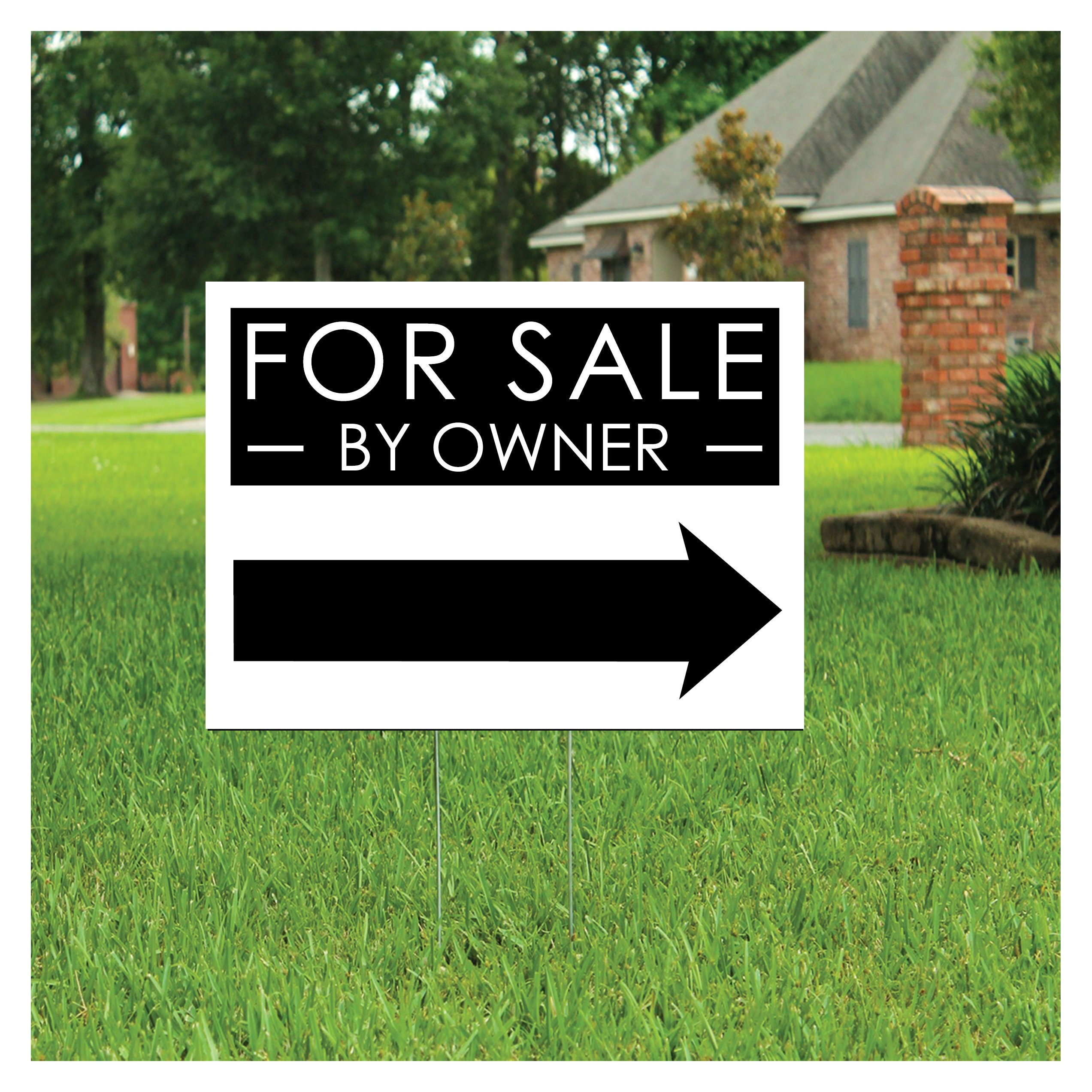 Real Estate Signs For Sale Directional 18x24 Sign 3 Pack Etsy
