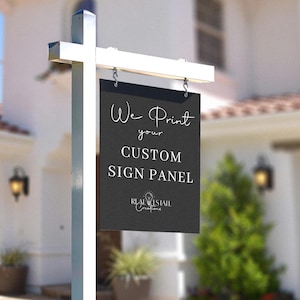We can print your sign! Did you buy a template? We got you covered!