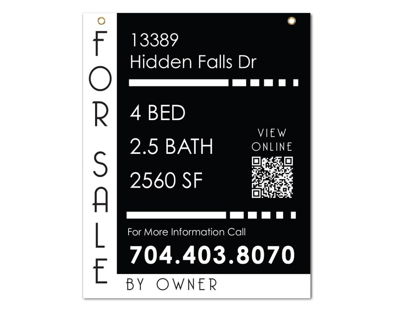 Custom Real Estate Yard Sign – for Sale by Owner, Corrugated Plastic - Etsy