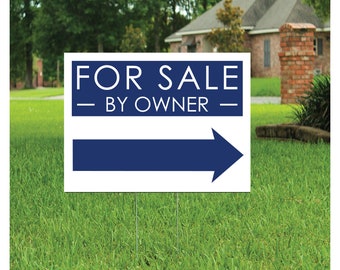 3-Pack Open House Directional Real Estate Yard Sign With Wire H Frames