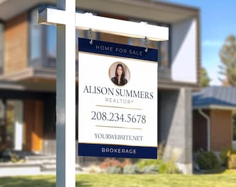 Custom Realtor Sign | Professional 'Home For Sale' Signage