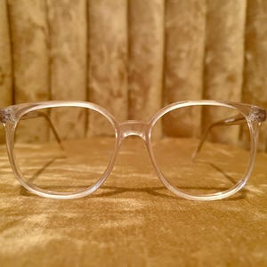 Vintage 80’s Clear Acetate Glasses Frames