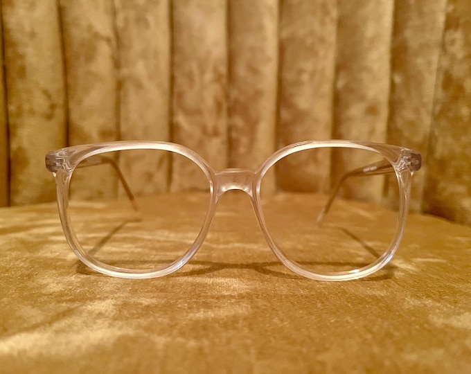 Vintage 80’s Clear Acetate Glasses Frames