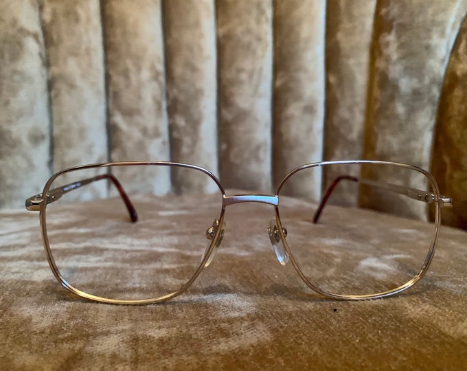 Vintage 80’s NOS Clearvision Gold Glasses Frames