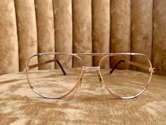 Vintage 70’s Gold Aviator Frames Glasses