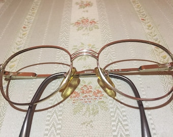 Vintage 80's Children's Gold Grand Italia Glasses Frames