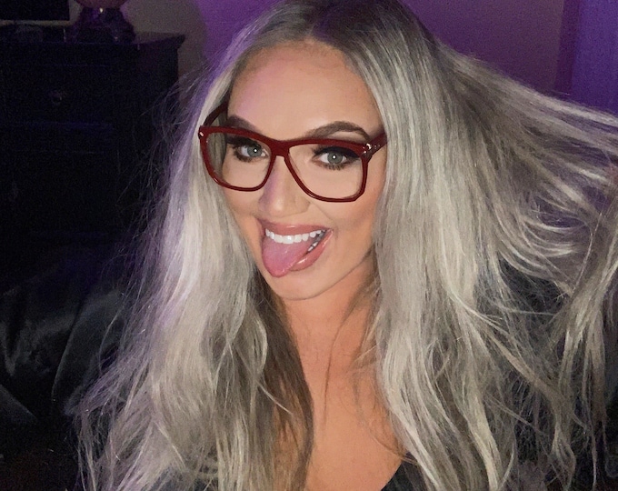 Vintage 80’s Silhouette Red and Gold Glasses Frames