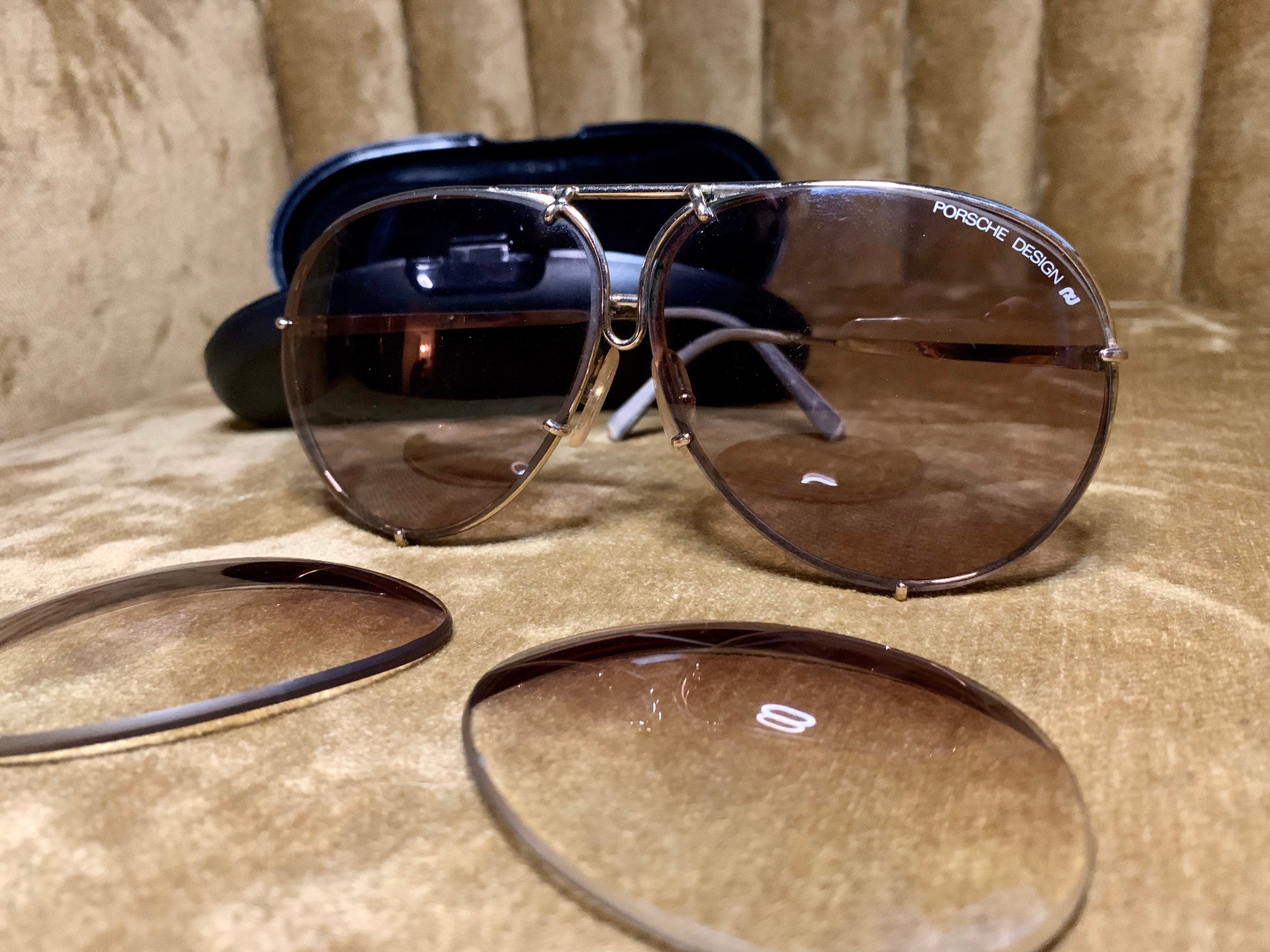 Vintage 80's Carrera 5621 Porsche Sunglasses with Case & Extra Lenses Vintage 80's Carrera 5621 Porsche Sunglasses with Case & Extra Lenses