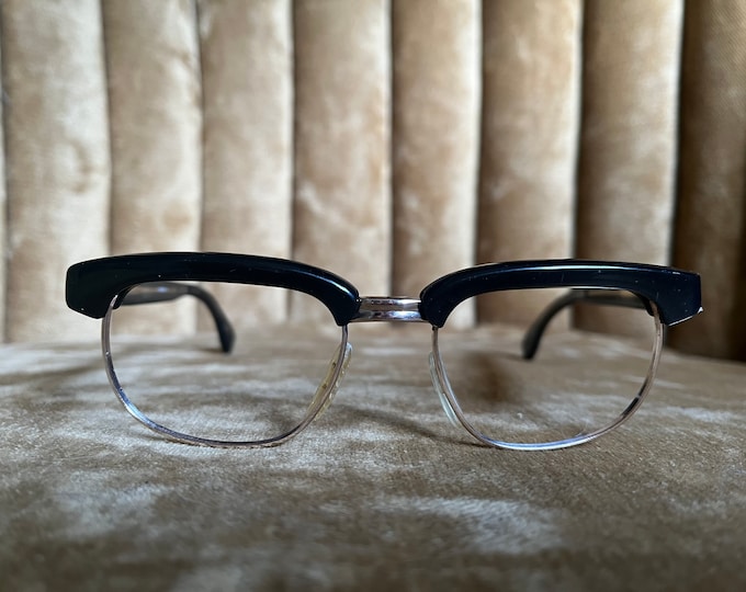 Vintage 60’s Marwitz Black Horn Rimmed Frames/Glasses