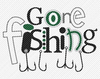Download Gone fishing svg | Etsy