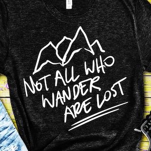 Wandern Svg-Datei, Outdoor-Dxf, nicht alle, die wandern sind verloren Svg, Schneidedesign für Cricut und andere Schneidemaschinen