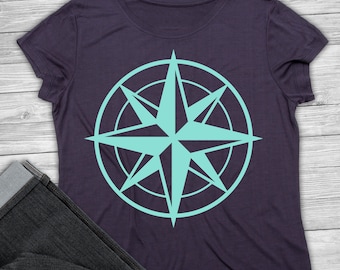 Compass Rose SVG, SVG nautique, boussole SVG dossiers, des fichiers vectoriels pour la découpe, impression, projets de Web Design et bien plus encore :)