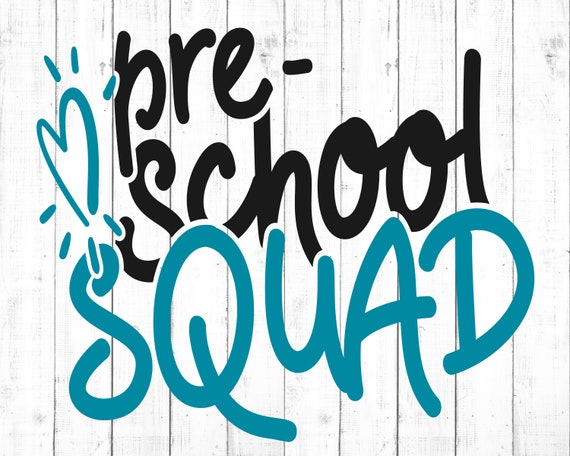 Download Preschool Svg Pre School Svg Teacher Svg Preschool Squad Etsy