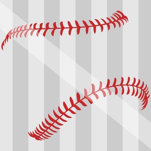 Baseball stitches svg -- Baseball svg files -- Baseball laces svg -- Vector files for Cutting, Printing, Web Design projects and much more:)