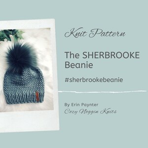 The SHERBROOKE Beanie // Knit Pattern