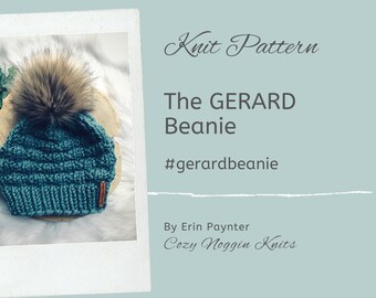 The GERARD Beanie//Knit Pattern