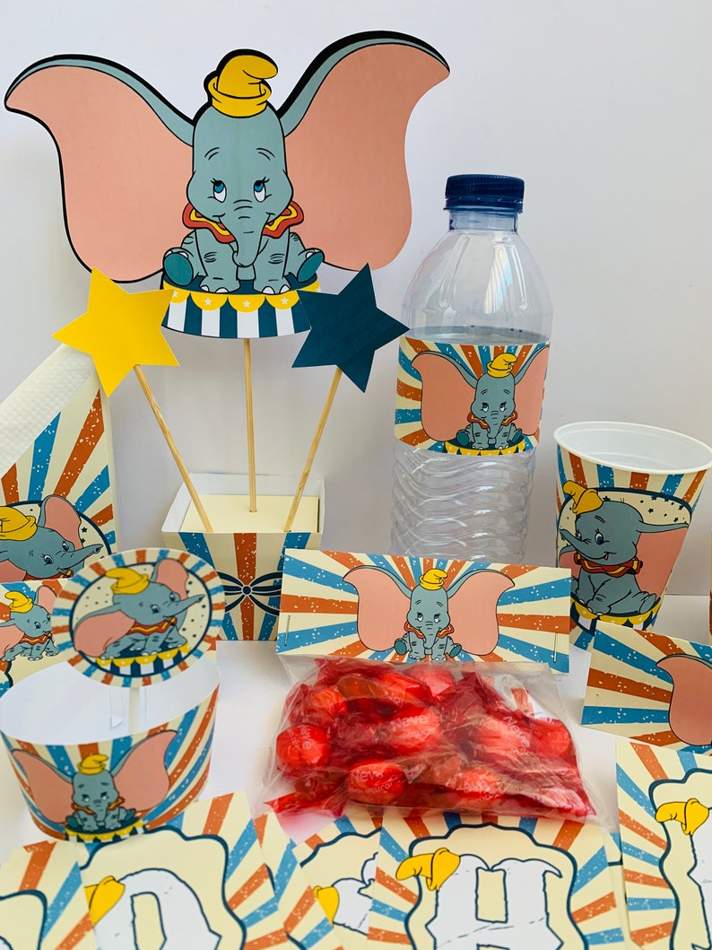 Dumbo Birthday Party Dumbo Birthday Decoration Dumbo Party Etsy