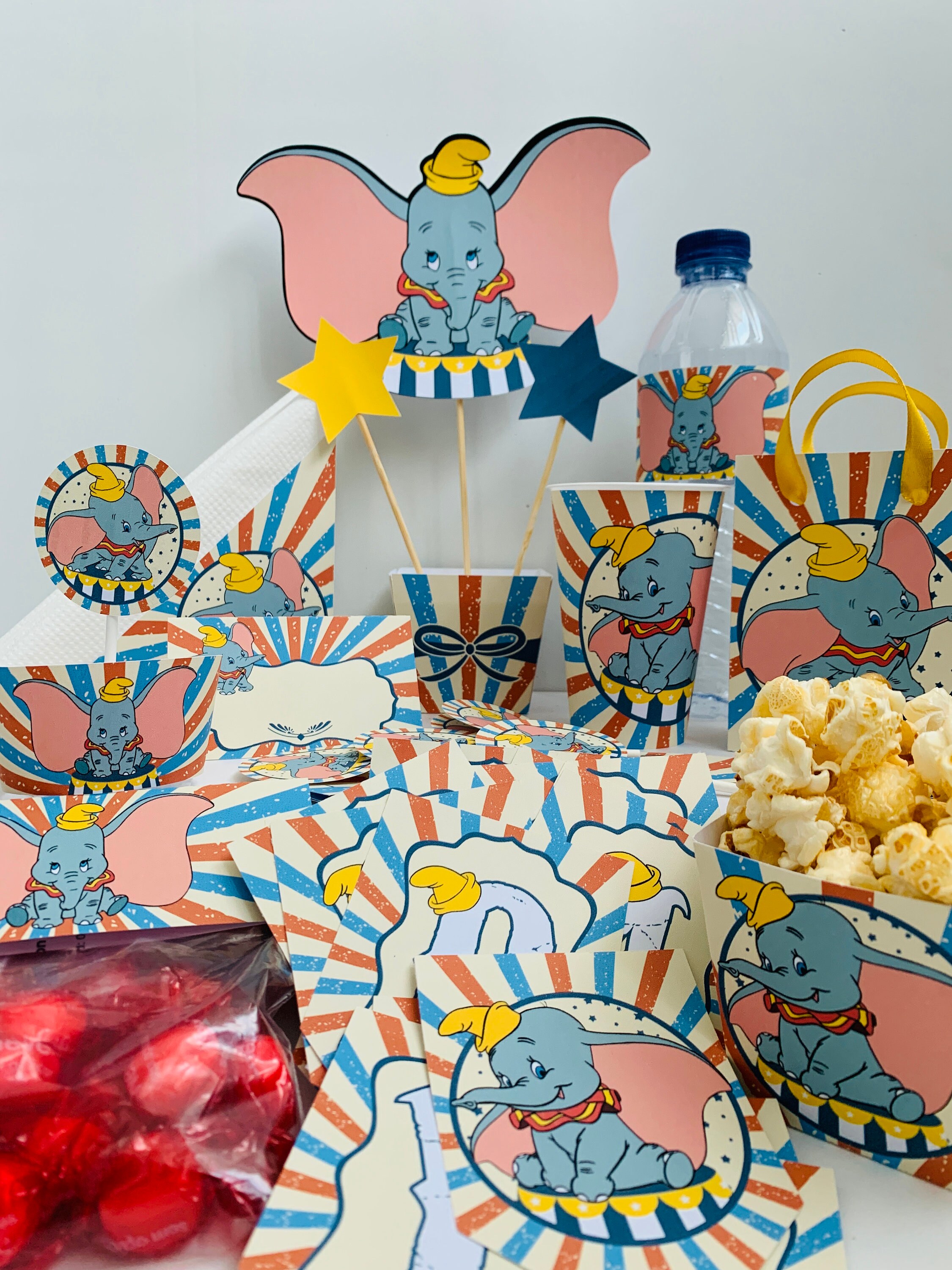 Dumbo Birthday Party Dumbo Birthday Decorations Dumbo Party Etsy