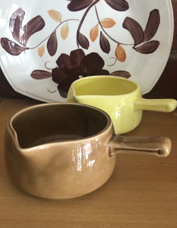 Retro Ceramic Ramekin Jugs Etsy