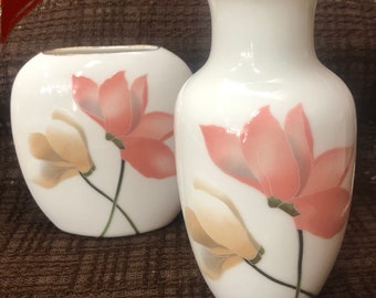 Vintage Yamaji Bone China Vases