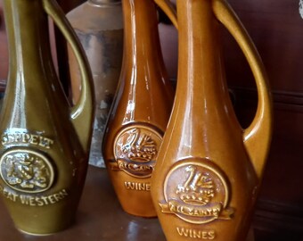 Retro Australian Pottery Wine Jug