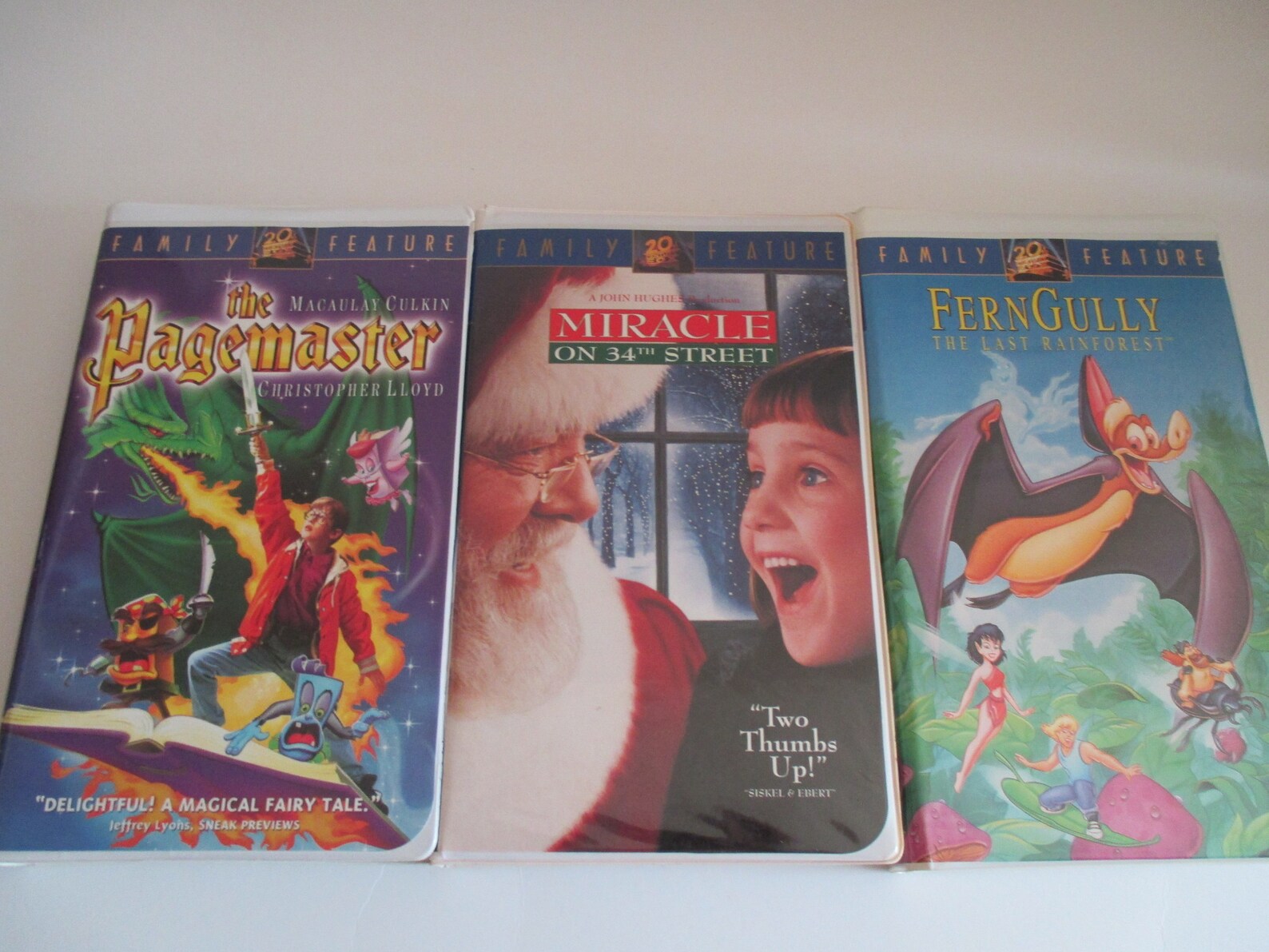 Fox Video VHS Family Feature Movies Pagemaster FernGully the | Etsy