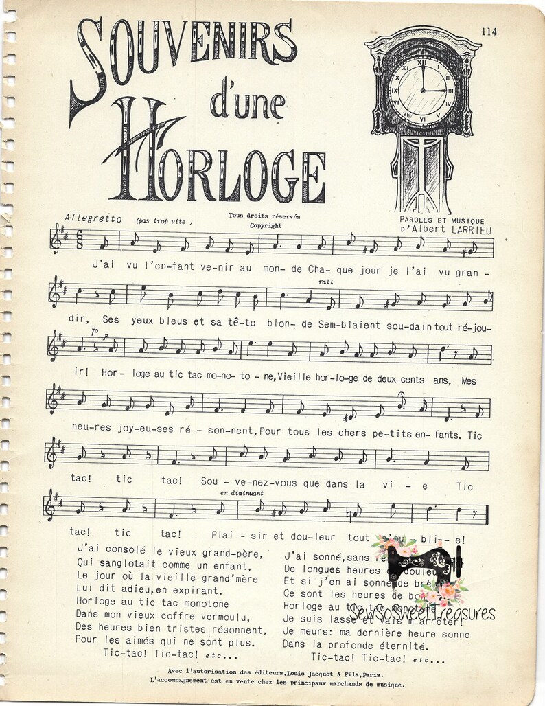 art Vintage Music Sheets Pack 1 paper crafts tags Instant Download ephemera scrapbooking junk journals pack of 10 DIGITAL PDF