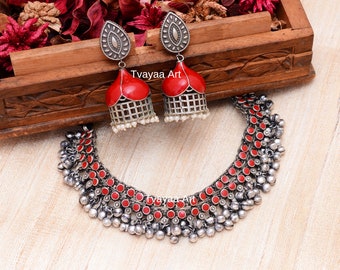 Oxidized Choker - Etsy Australia