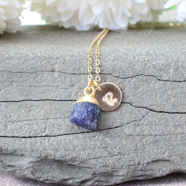 Sapphire Necklace Etsy UK