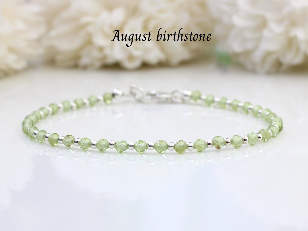 August store birthstone bracelet