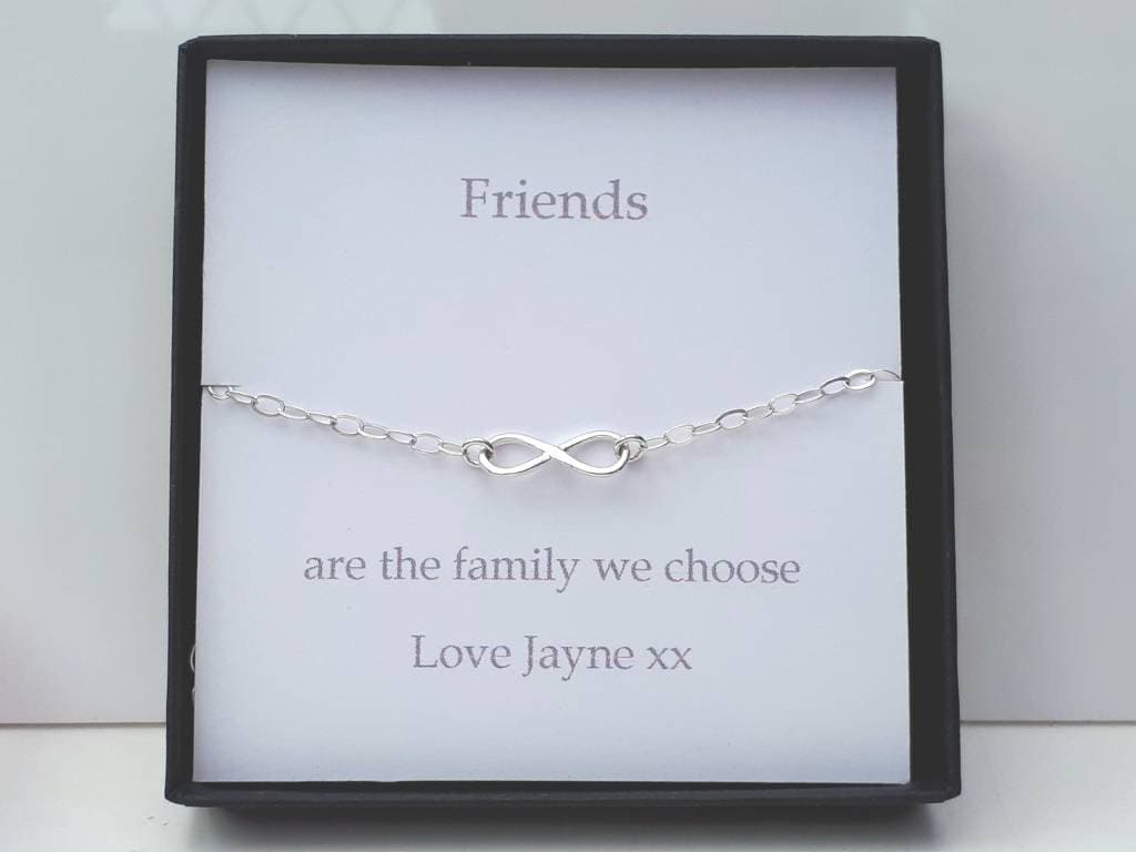 Sister Infinity Bracelet Gift, Sister-in-Law Jewelry, Sterling Silver –  Starring You Jewelry