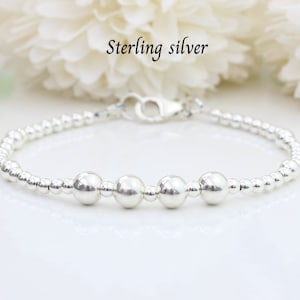 40th birthday gifts. Sterling silver bracelet. 40th birthday bracelet.  Gift for Mum. Gift for friend. Gift for Aunt.