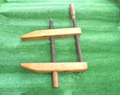 Primitive Large Carpenter Clamp, Men 39 s Collectible Tool, Old Wood Vice Clamp, Vintage Tool, Wall Decor