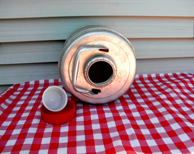 Vintage Mid Century Picnic Container Retro Cooler Old Insulated Drink Jug 1960/'s Water Cooler Poloran Featherflite Jug Antique Camping