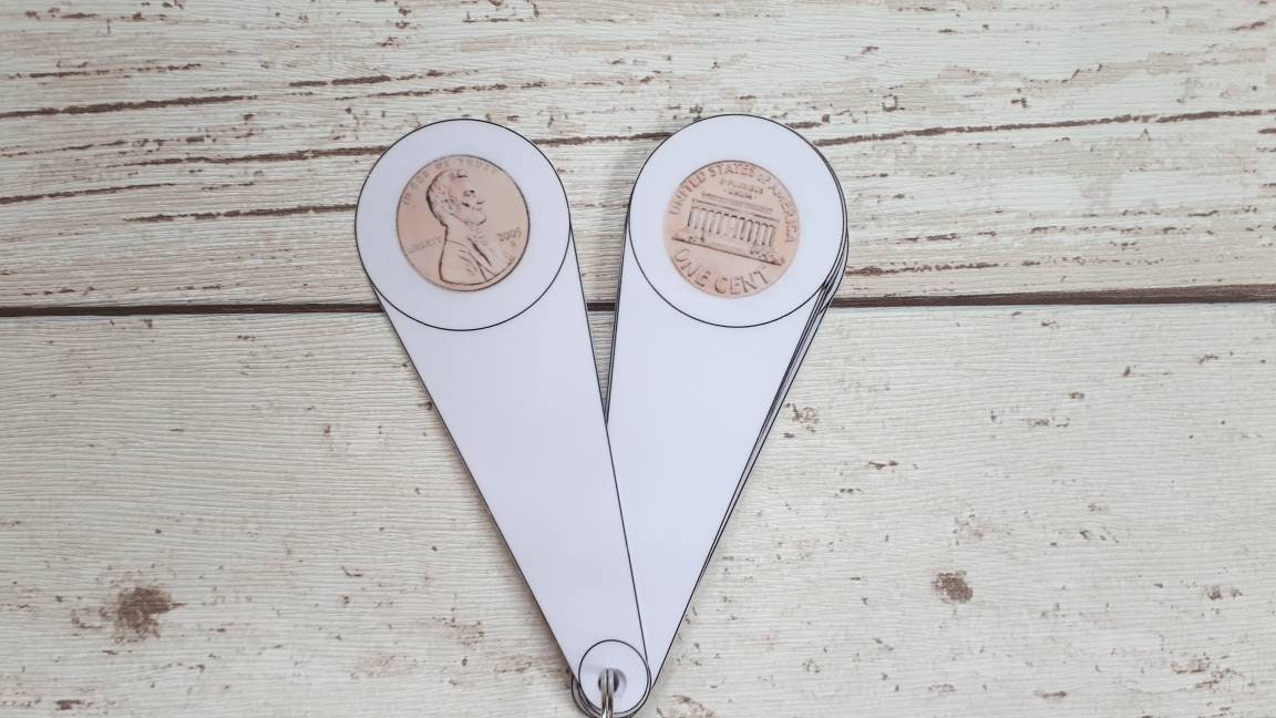 American coin fan teach money teaching resource for | Etsy