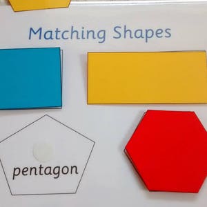 Shape matching learning resource, interactive educational game, home schooling, visual learner, children's development, learn shape names image 7