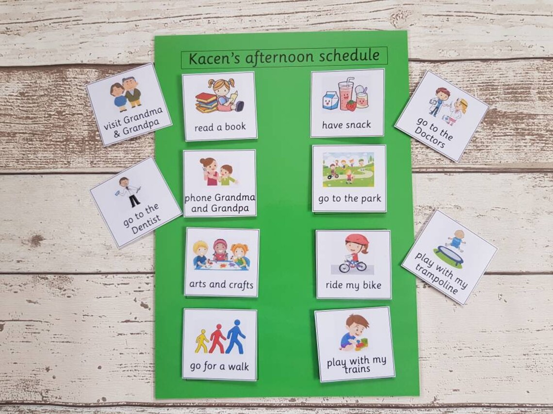 timetable charts for classroom decoration