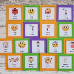 Visual Non Verbal Communication Cards for Children With Communication ...