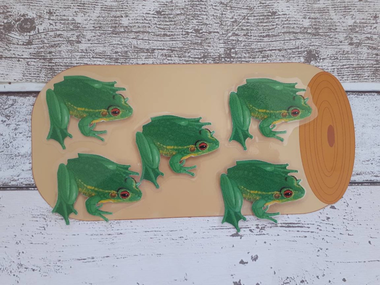 5 Little Speckled Frogs Counting Song Maths Educational | Etsy UK